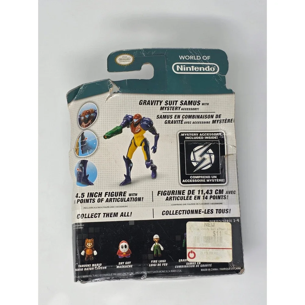 New World of Nintendo Metroid Gravity Suit Samus 4.5